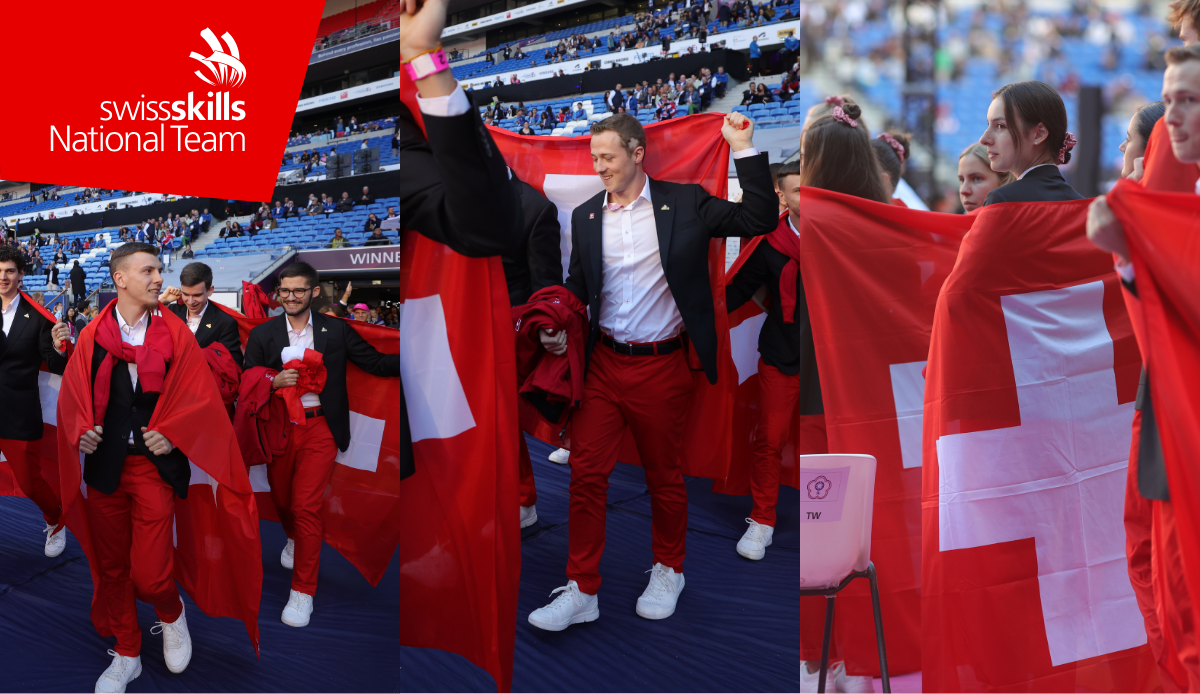 WorldSkills: Unsere Schweizer Berufs-Champions glänzen in Lyon Die WorldSkills Lyon 2024 sind bereits wieder Geschichte! Das SwissSkills National Team hat nicht weniger als sieben Goldmedaillen, sieben Silbermedaillen sowie eine Bronzemedaille gewonnen und ist «Top 3 of World» und «Best Nation of Europe». Die Schweiz erreicht damit eine ähnlich gute Ausbeute wie bereits bei den WorldSkills 2019 in Kazan.